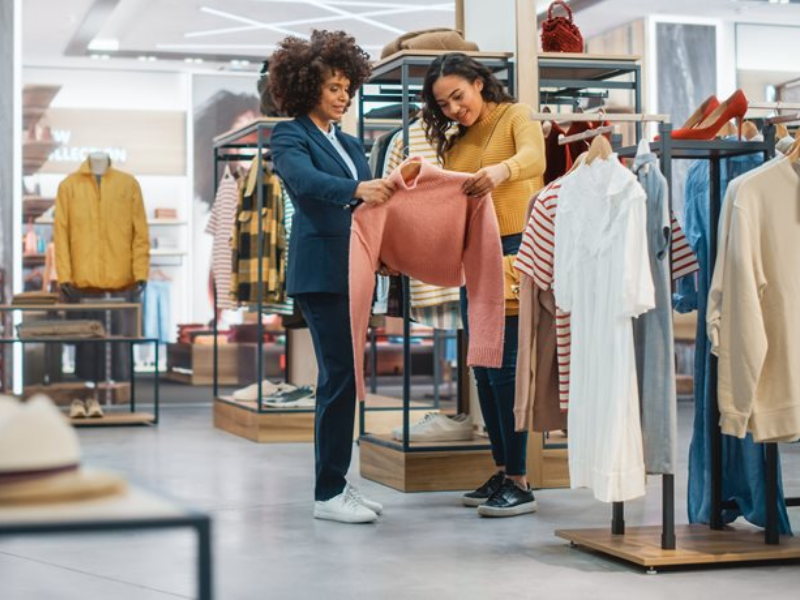 como calcular peças por atendimento​ de lojas de roupas